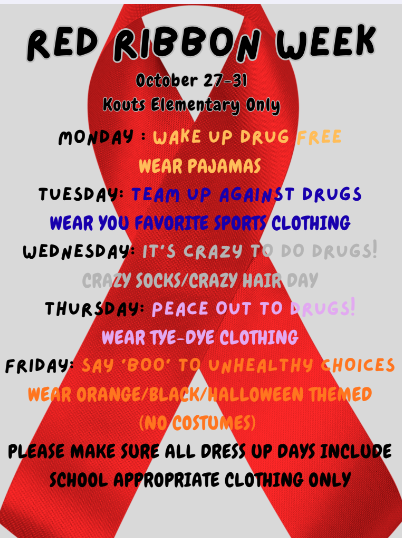 Red Ribbon Week flier