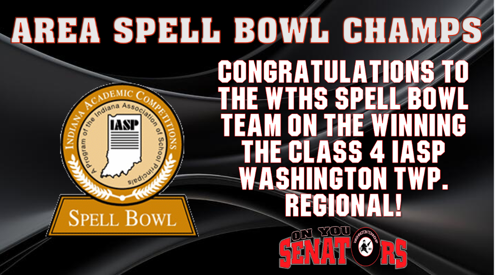 WTHS Area Spell Bowl Champs