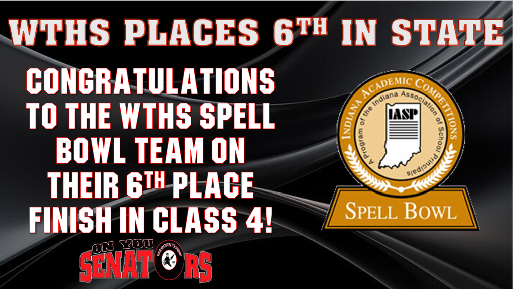 HS Spell Bowl 6th in State