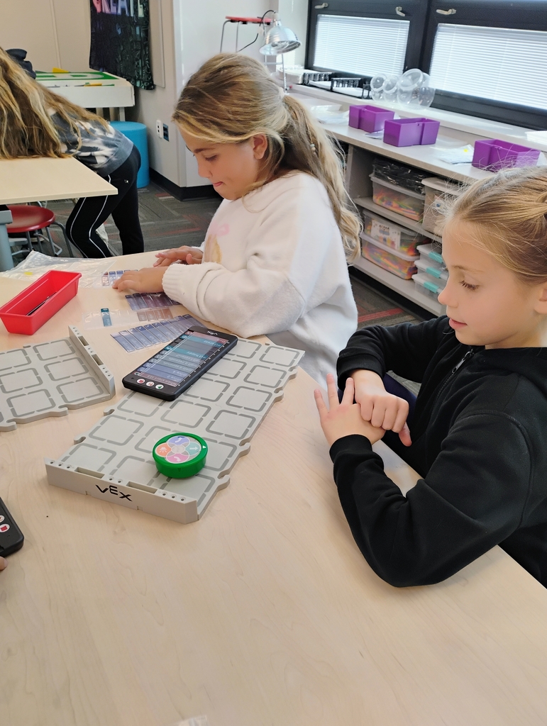 Elementary students working together