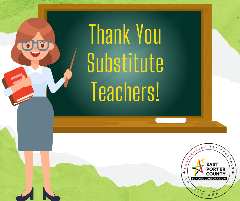 Thank you substitute teachers!