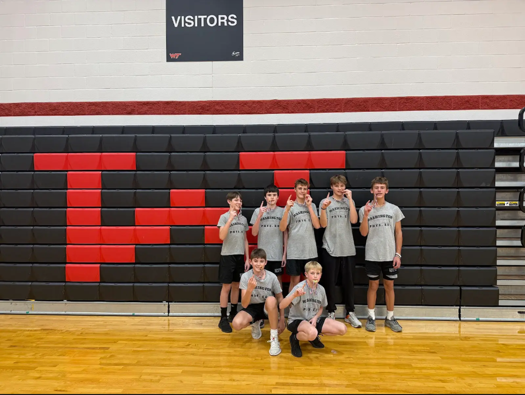 8th Grade PE Volleyball Tournament Winners