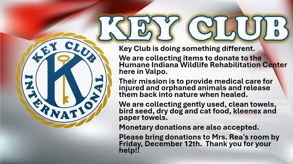 Key Club donations