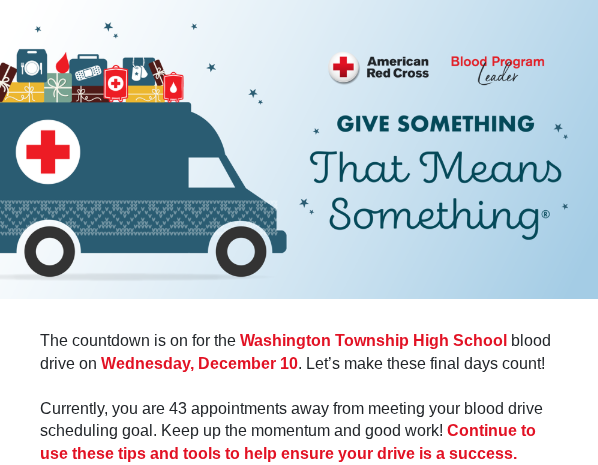 Red Cross Blood Drive 2025