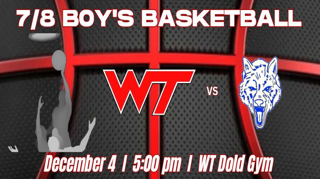 Middle School Boys Basketball vs Boone Grove