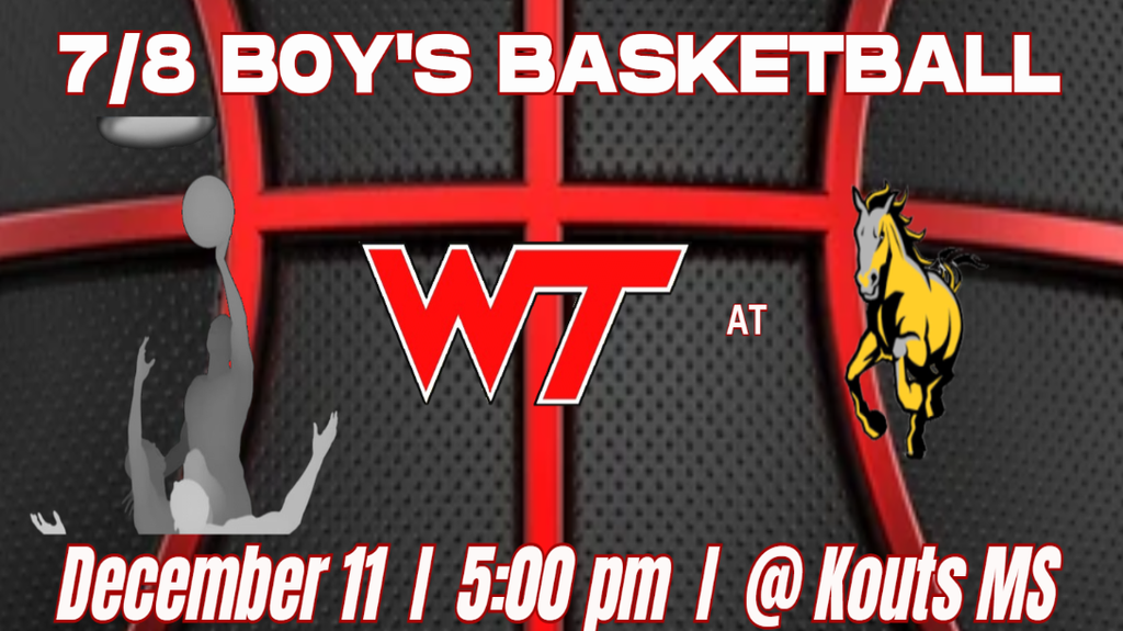 Middle School Boys Basketball at Kouts