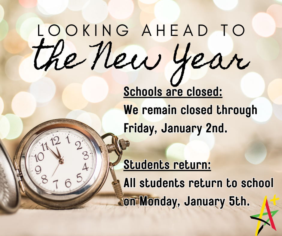 Clock with Looking ahead to the new year