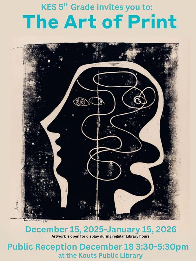 5th grade art show flier