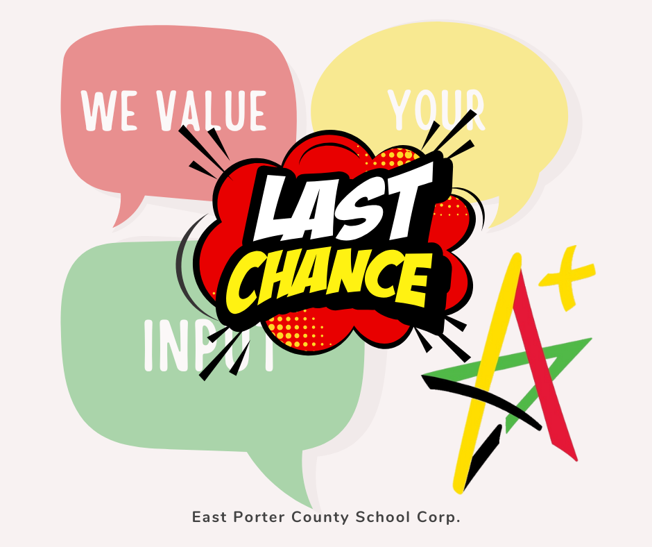 We Value Your Input - Last Chance