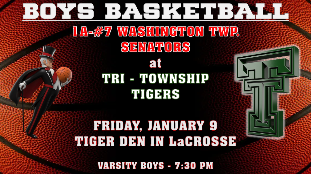 High School Boys Basketball at Tri-Township