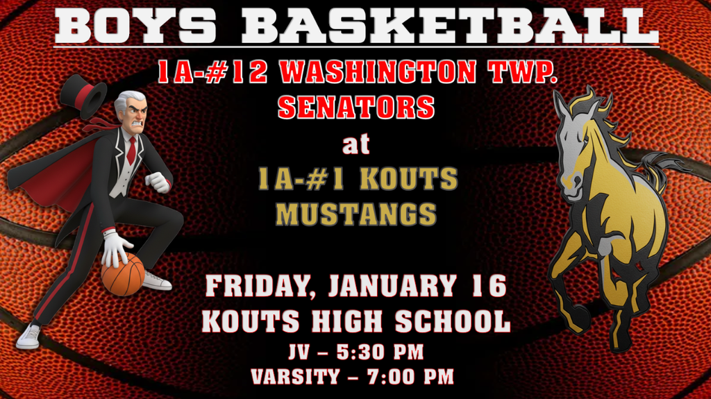 High School Boys Basketball at Kouts