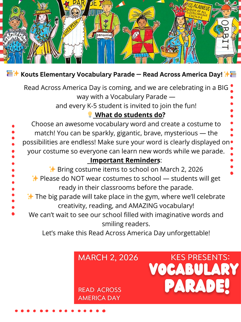 Vocabulary Parade