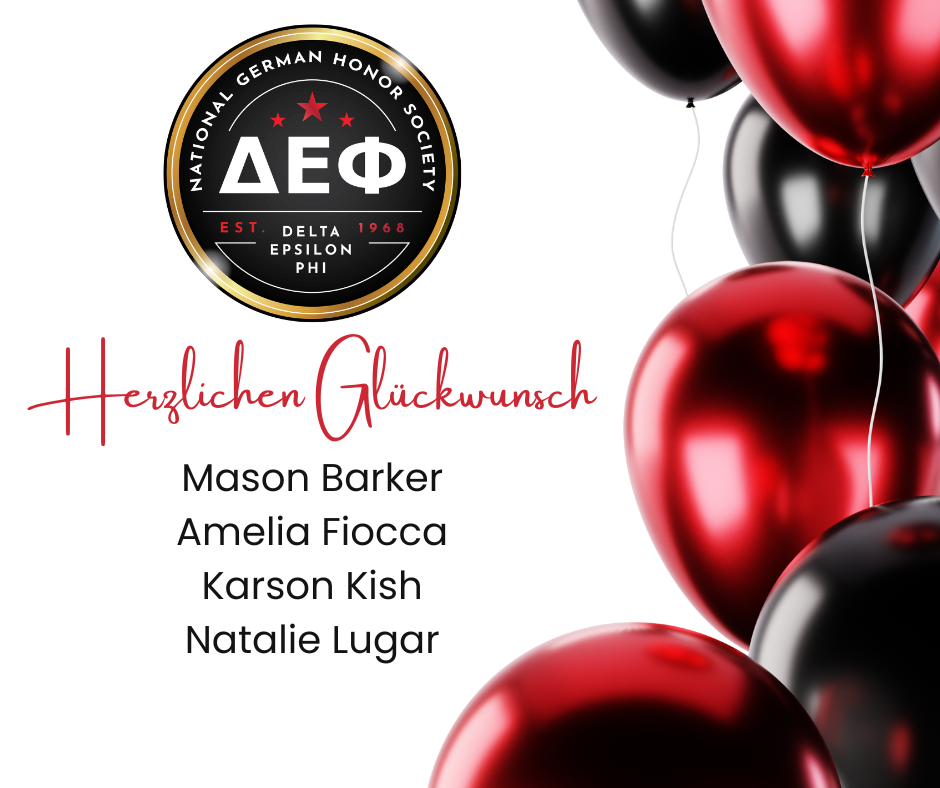 National German Honor Society new members