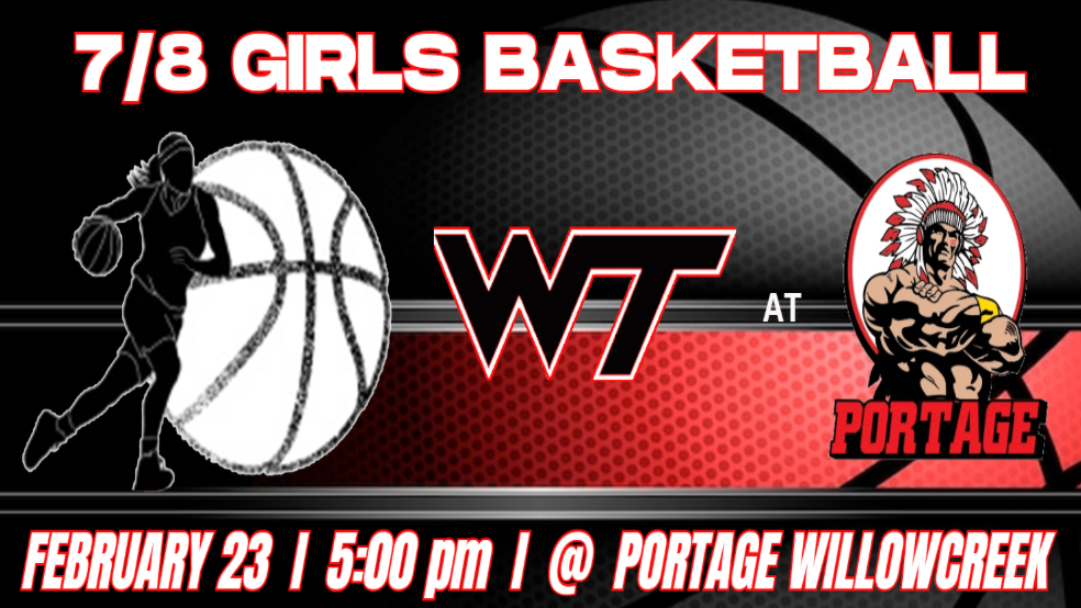 Middle School Girls Basketball at Willowcreek