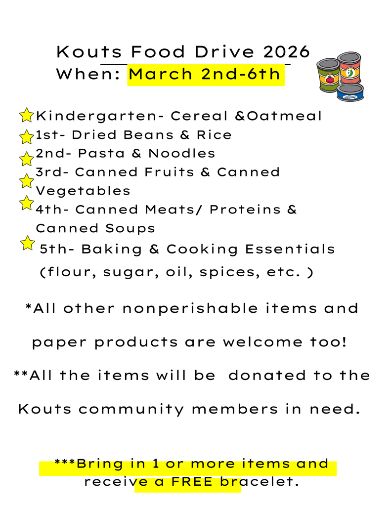 Kouts Food Drive 2026
