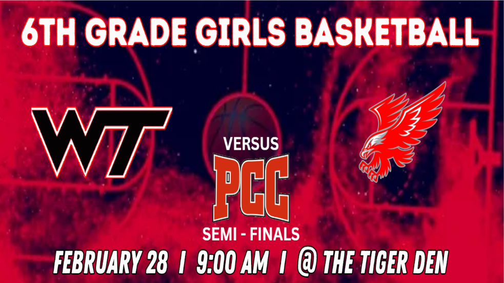 6th Grade Girls Basketball vs Hebron PCC Tourney Semi-Finals at Tri-Township Tiger Den