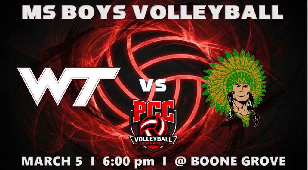 Middle School Boys Volleyball vs Morgan Township PCC Tourney at Boone Grove
