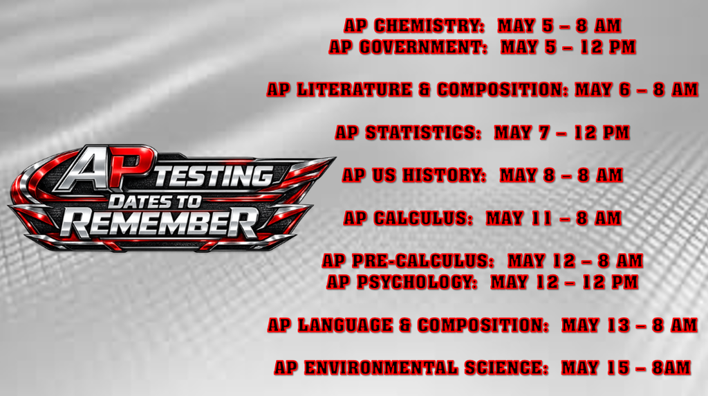 AP Testing Dates