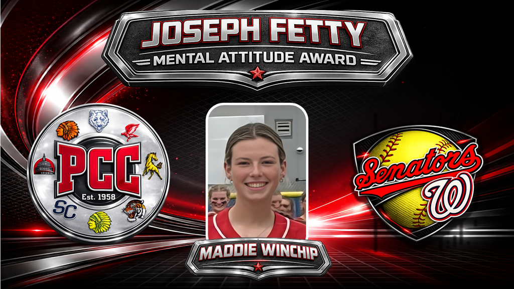 Maddie Winchip wins Joseph Fetty Mental Attitude Award for softball