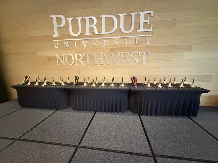 awards on table