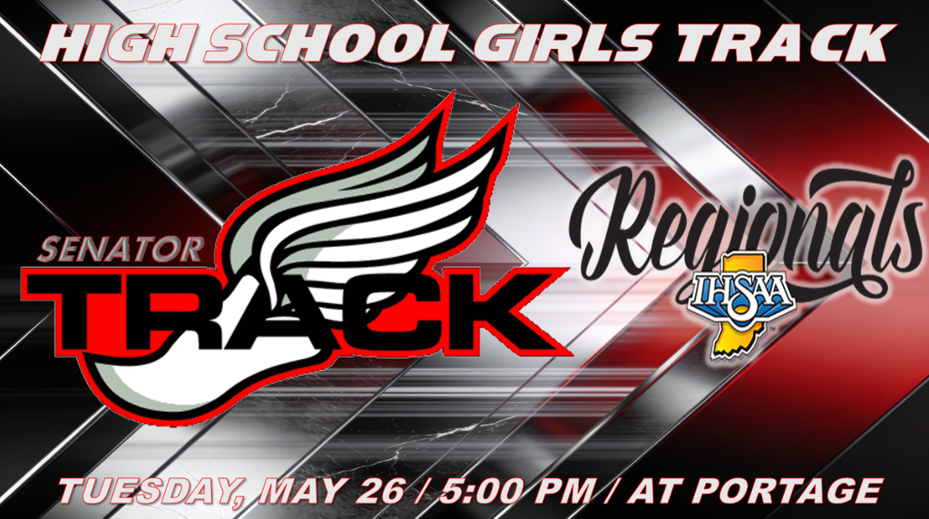 High School Girls Track and Field IHSAA Regionals at Portage