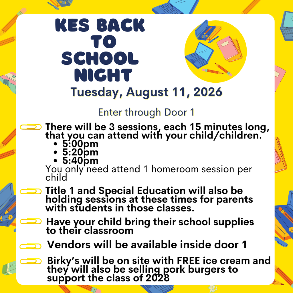 Back to school flier