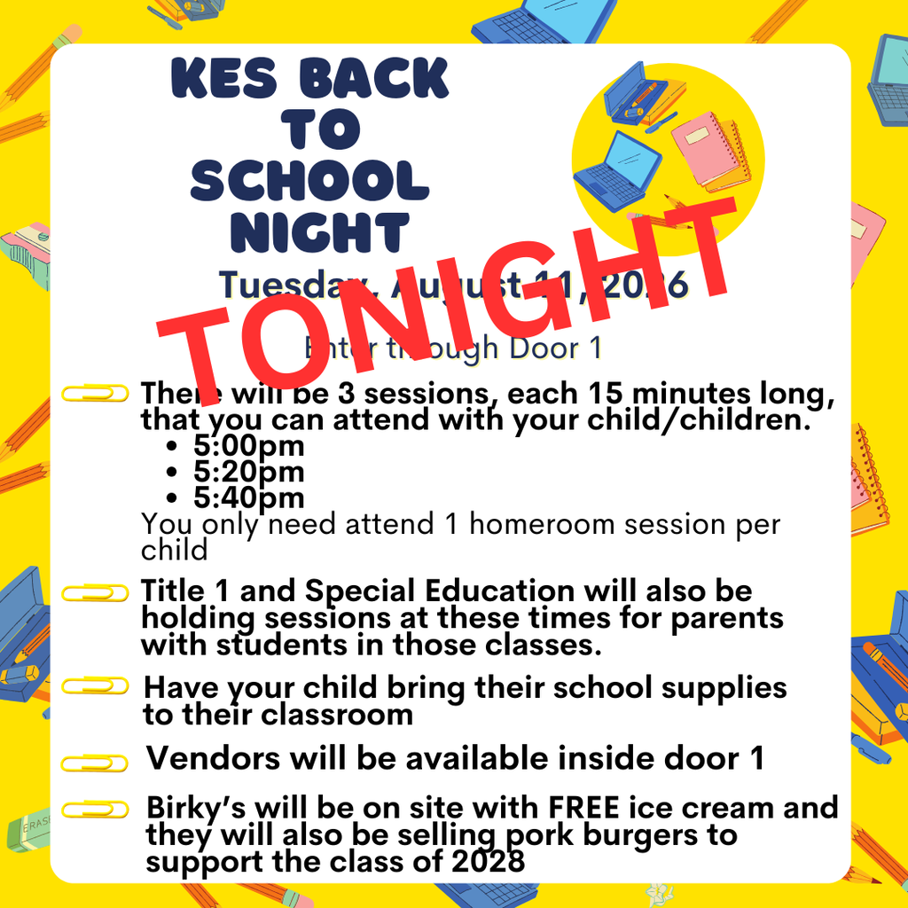 Open house flier and times