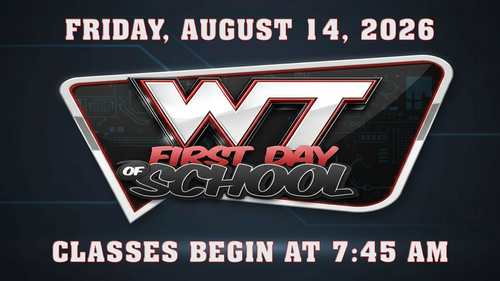 FIRST DAY OF SCHOOL FRIDAY AUGUST 14TH AT 7:45 AM