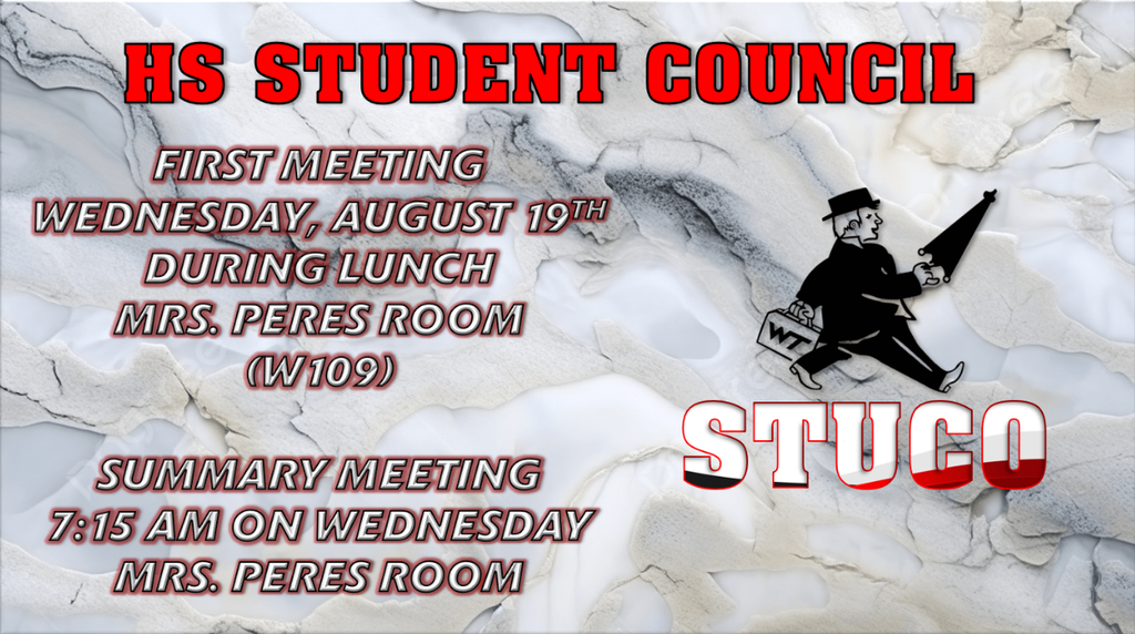 WTHS Stuco Meeting