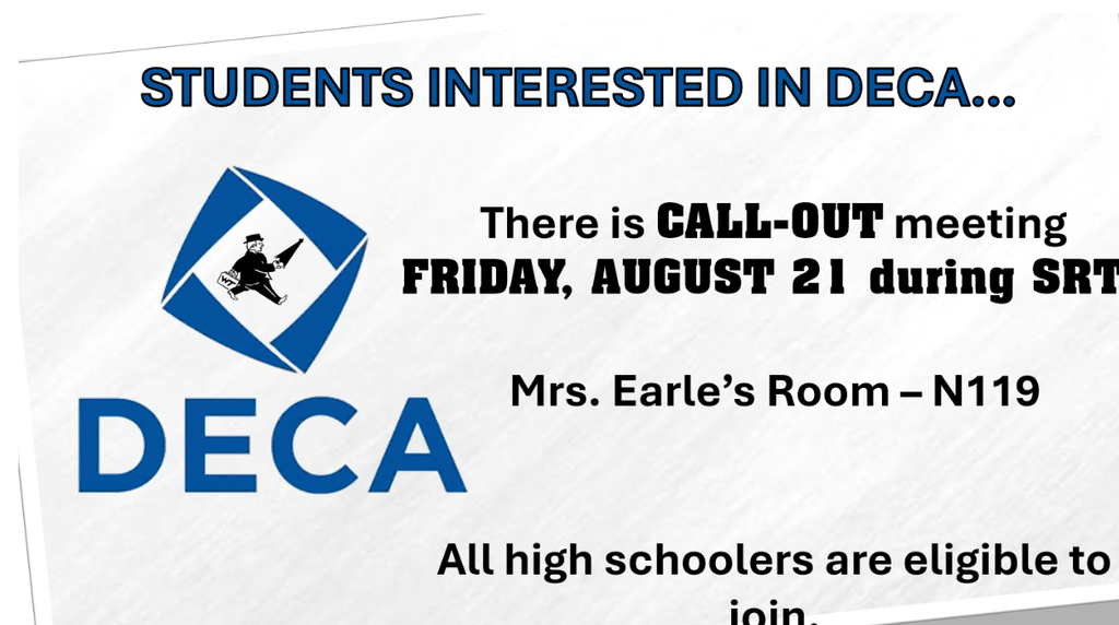 DECA First Meeting