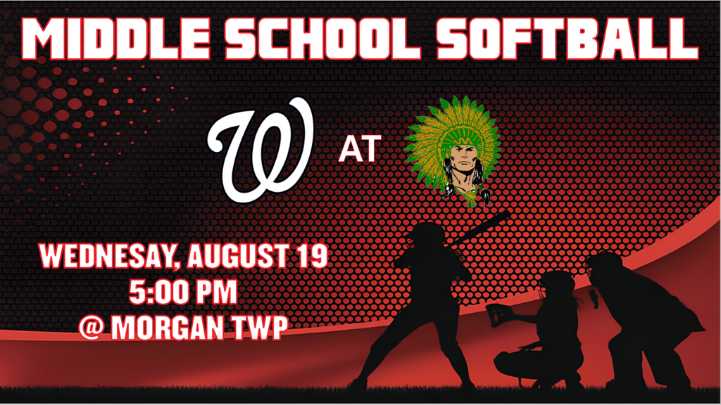 Middle School Girls Softball at Morgan Township