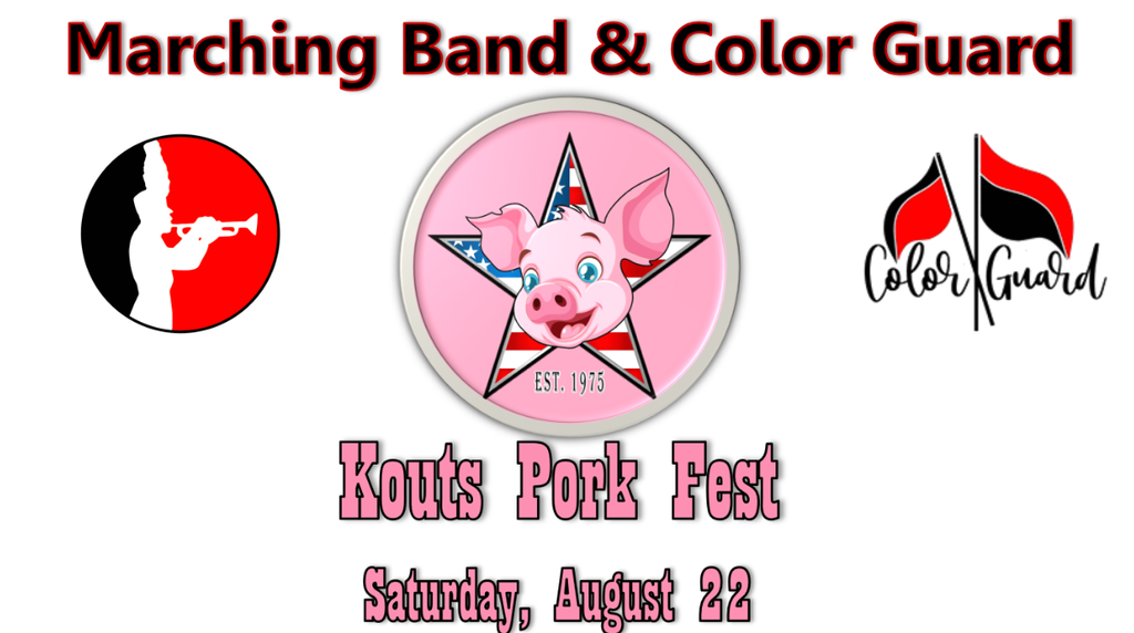 Marching Band at Kouts Pork Fest