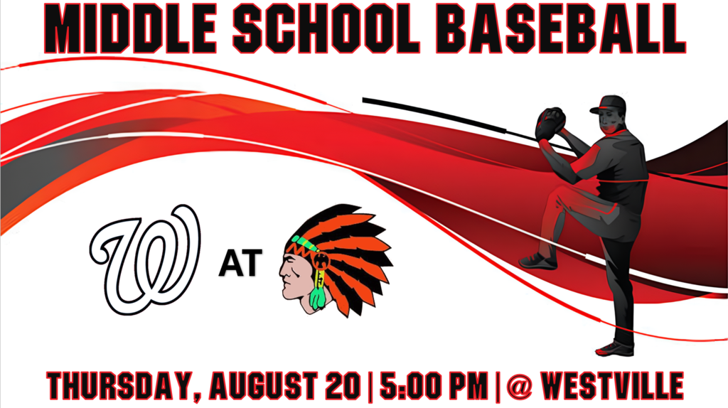 Middle School Baseball at Westville