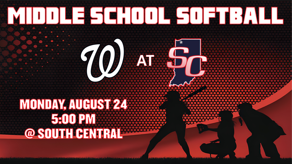 Middle School Girls Softball at South Central