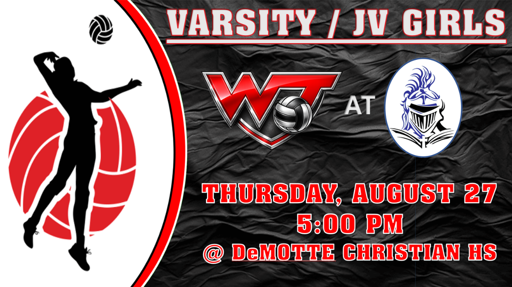 High School Girls Volleyball at DeMotte Christian
