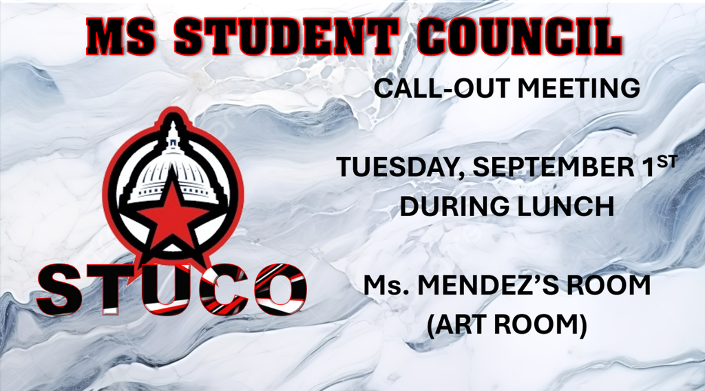 MS Student Council Call Out