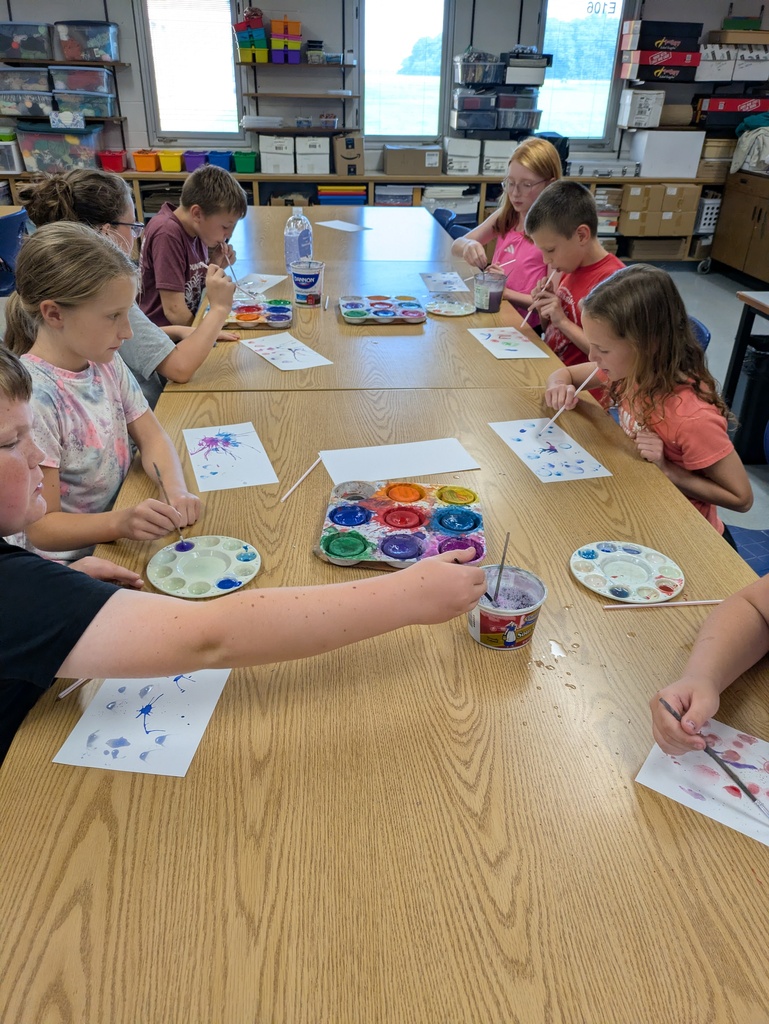 painting with bubbles and soap