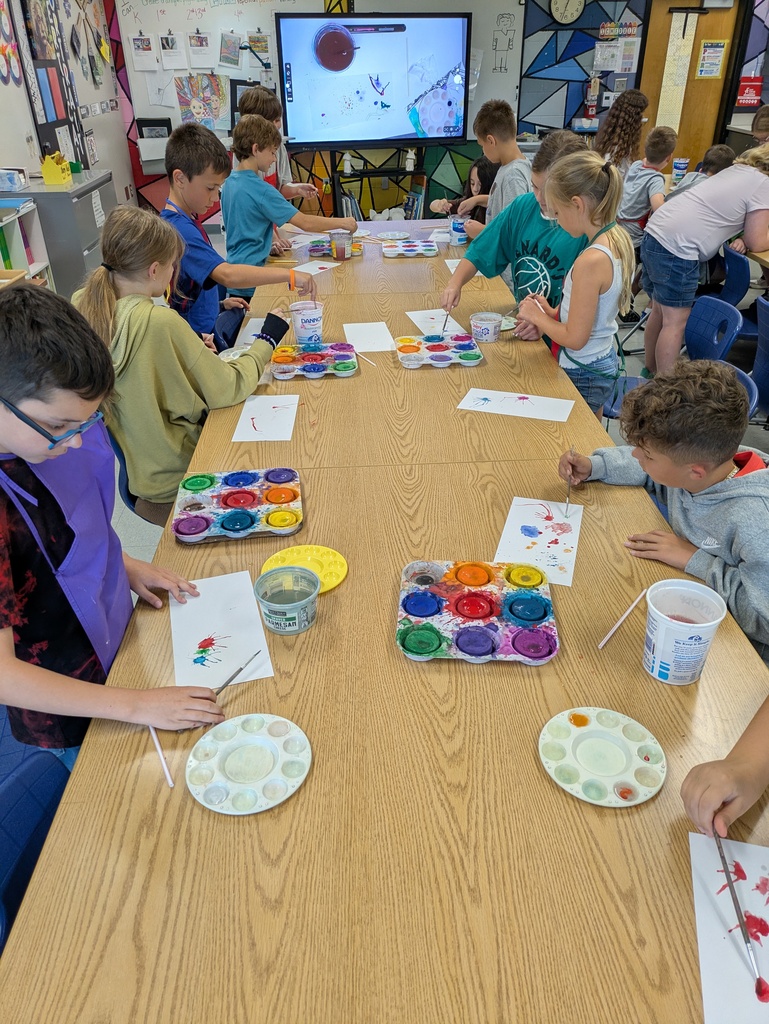 painting with bubbles and soap
