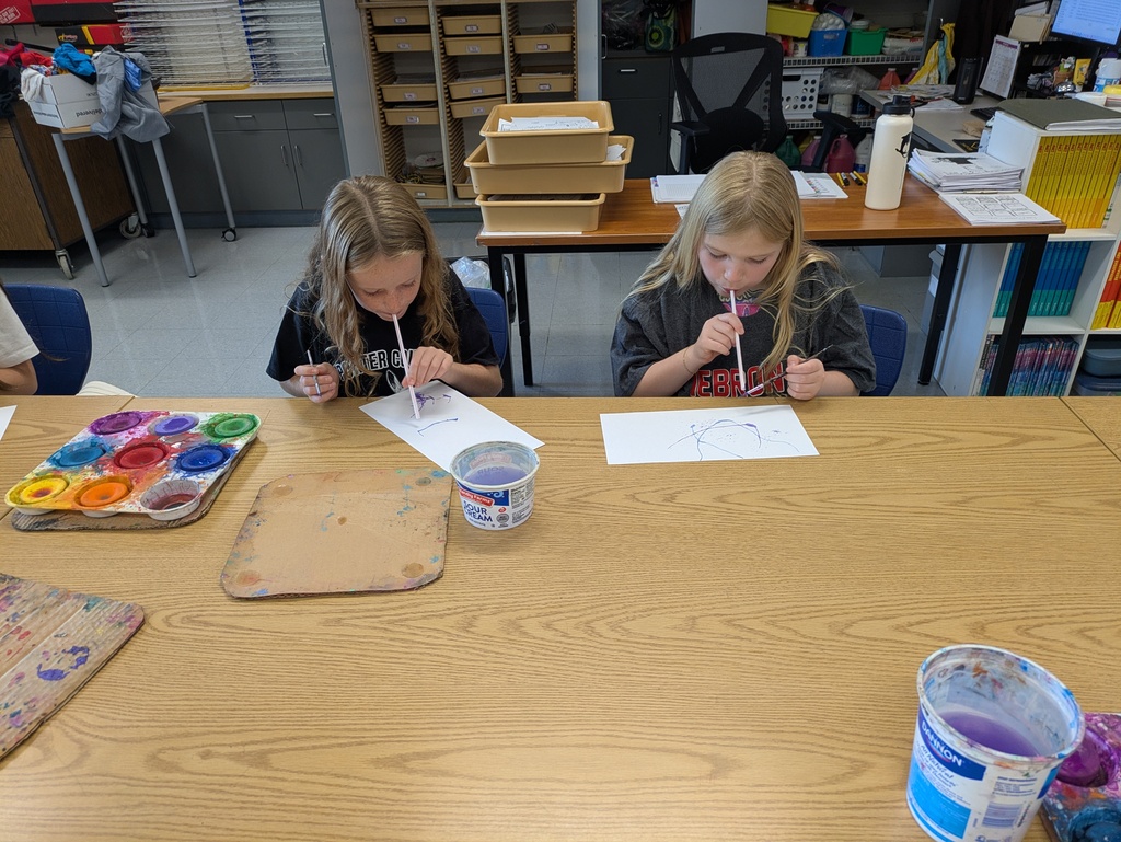 painting with bubbles and soap