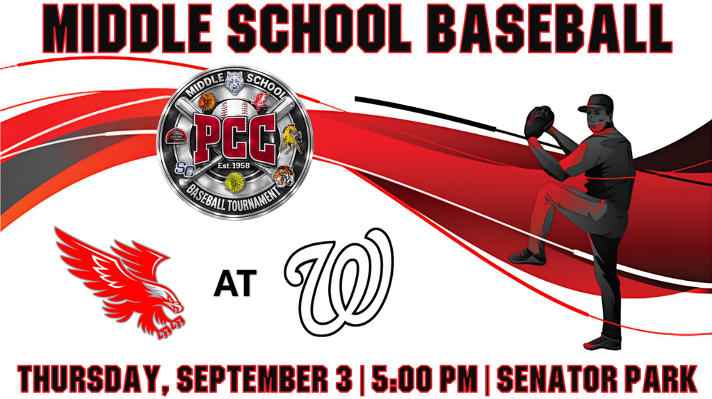 Middle School Boys Baseball vs Hebron--PCC Tourney
