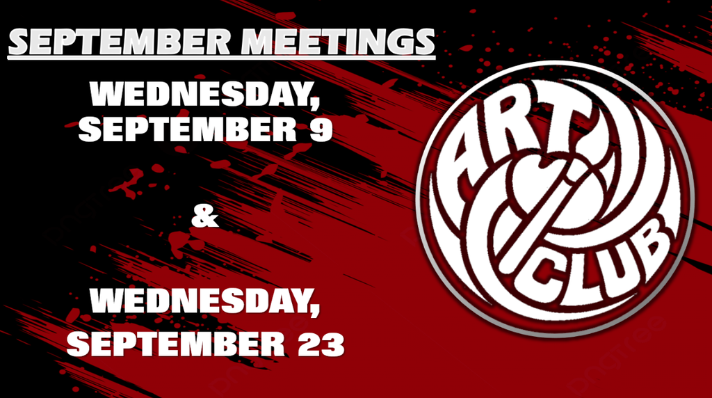 Art Club September Meetings