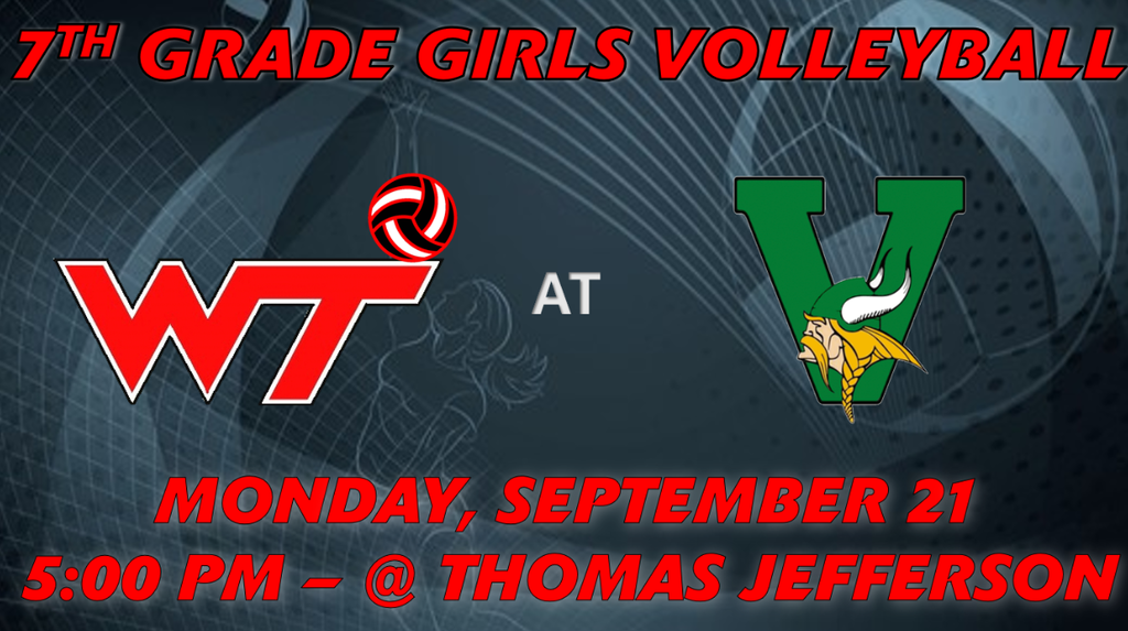 7th Grade Girls Volleyball at Thomas Jefferson