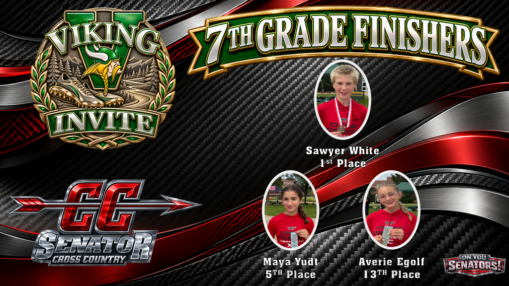 7th Grade Finishers Boys and Girls Viking Invite