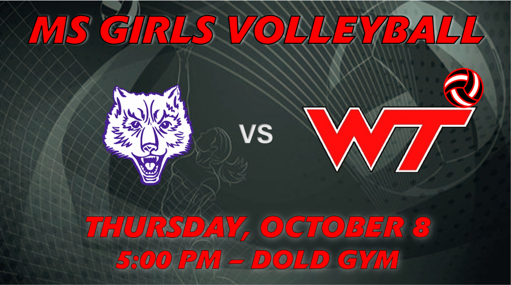 Middle School Girls Volleyball vs Boone Grove
