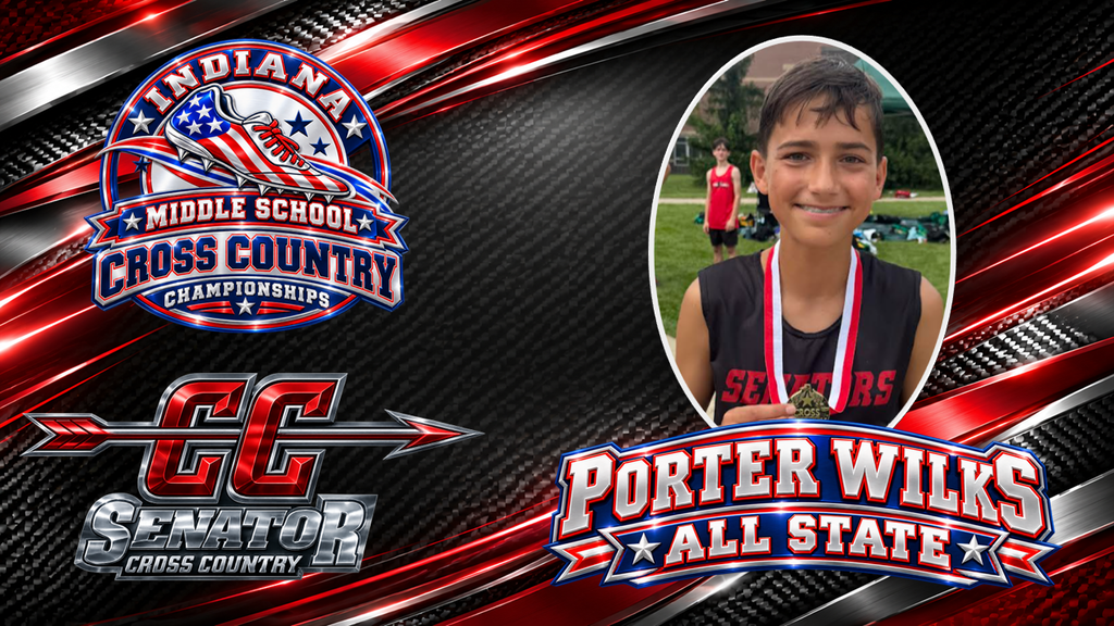 Porter Wilks Indiana Middle School Cross Country All-State Team