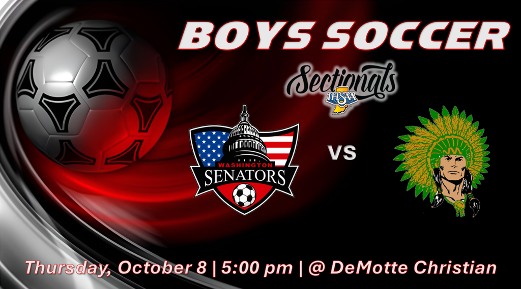 High School Boys Soccer vs Morgan Township IHSAA Sectional at DeMotte Christian