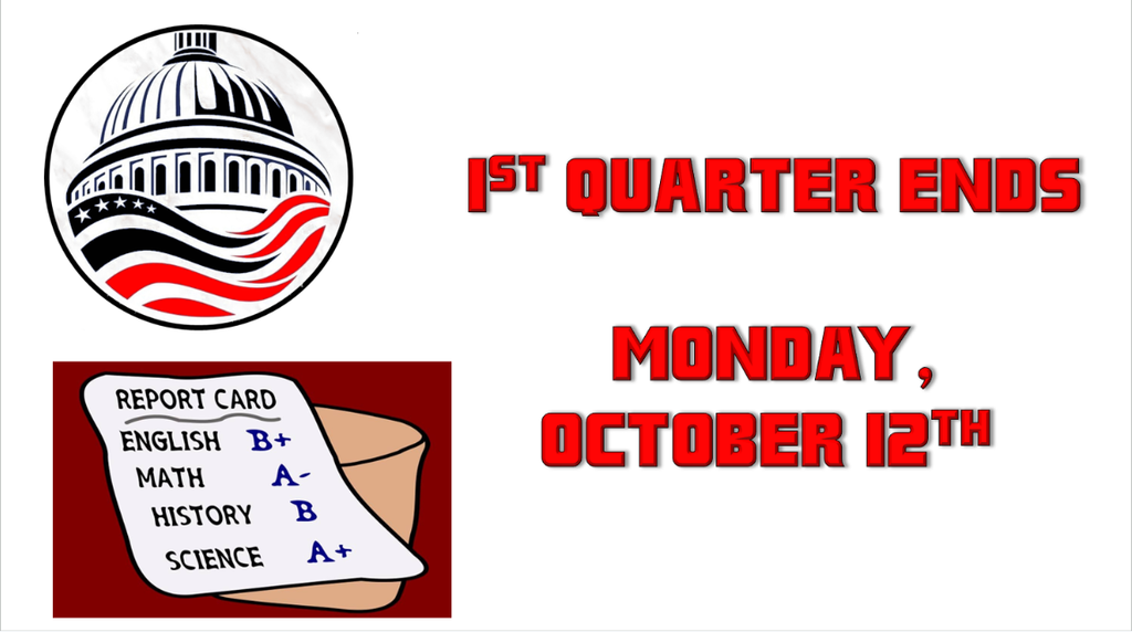 First Quarter Ends Monday, October 12th