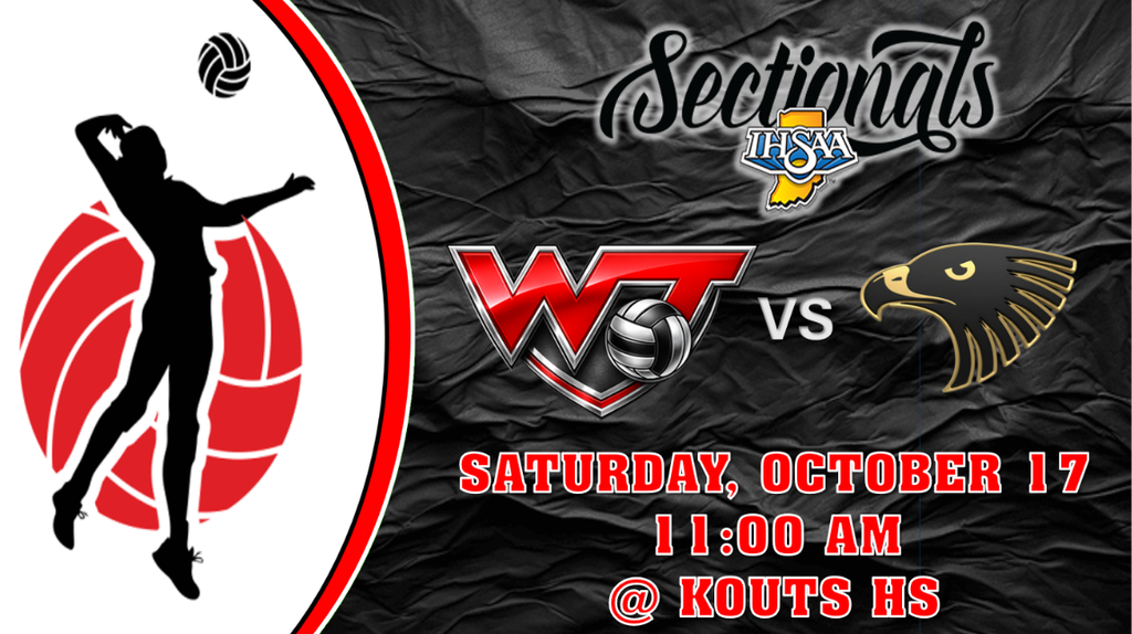 High School Girls Volleyball vs HAST IHSAA Sectional at Kouts
