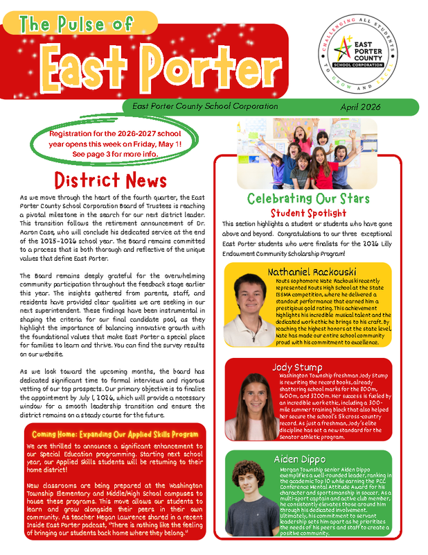 Pulse of East Porter Q3/4 Page 1