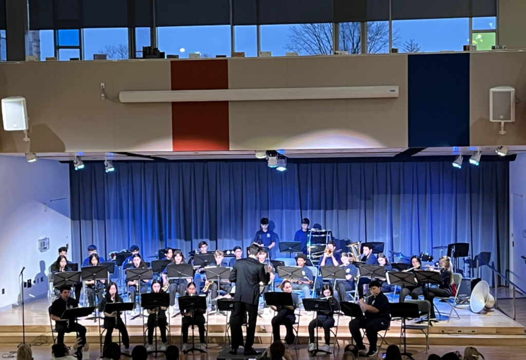 Band Concert picture of students in the band 